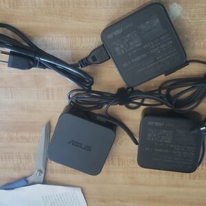 3 ASUS laptop chargers